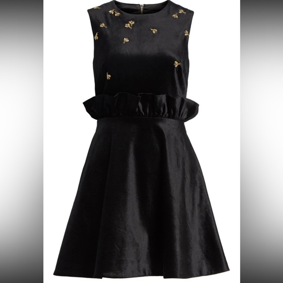 Ted Baker London Dresses & Skirts - Elegant Black Queen Bee Ruffle Shift Dress Ted Baker NWT